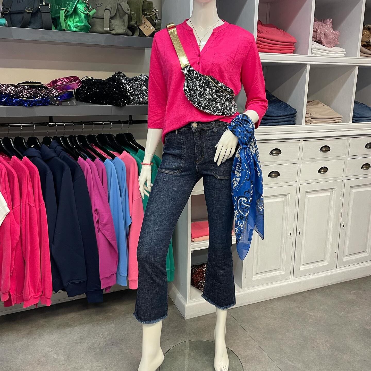 Boutique 7 Bis Histoire de Mode - Pont-Aven - Pantalon Ginger Denim