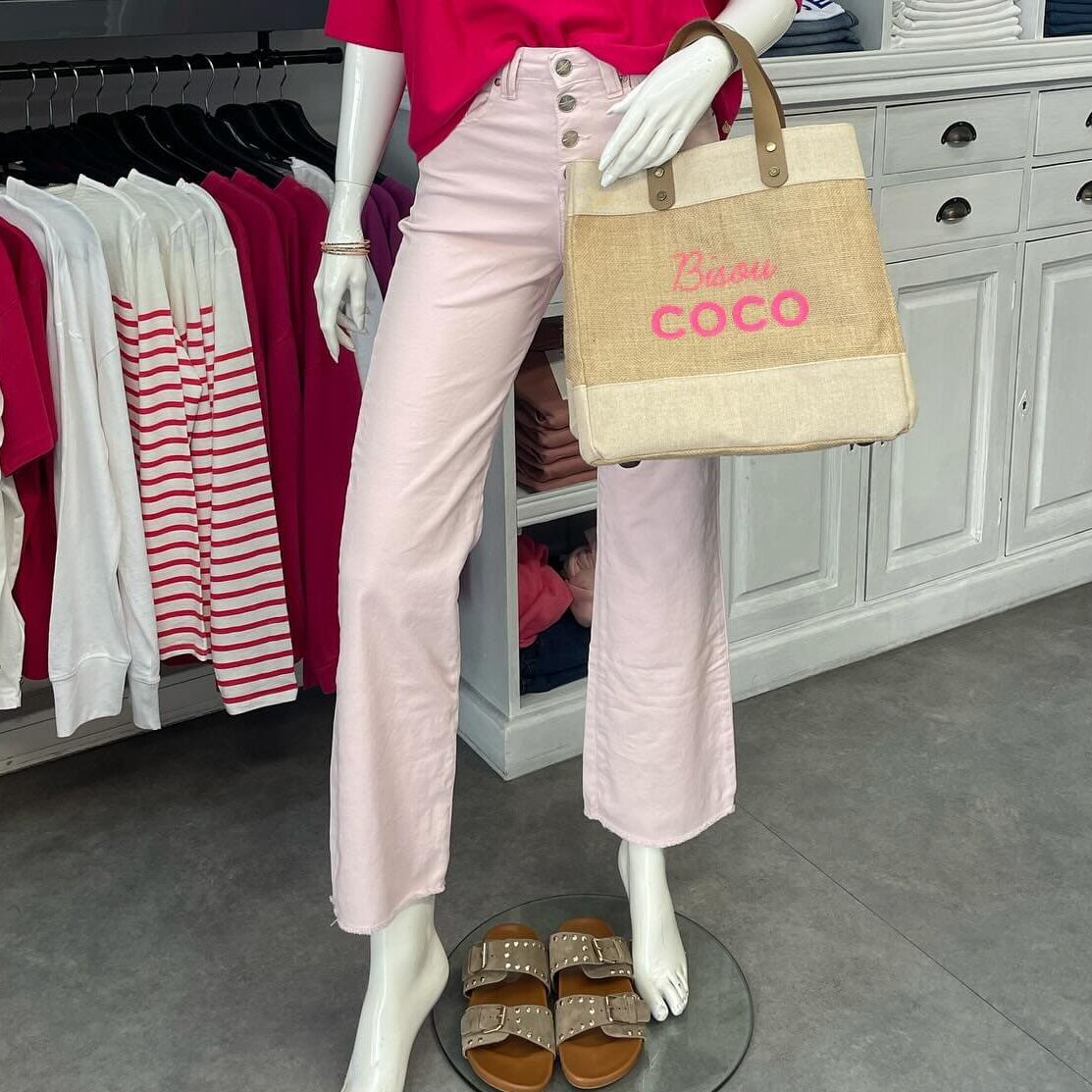 Boutique 7 Bis Histoire de Mode - Pont-Aven - Pantalon Poudre Manon