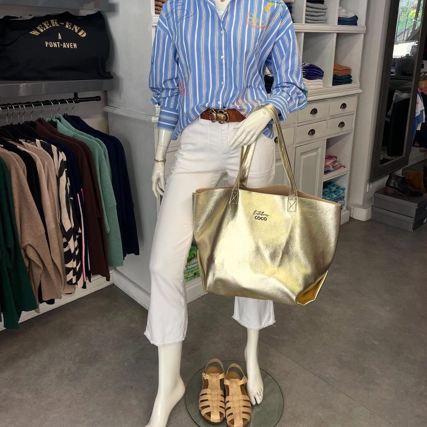 Boutique 7 Bis Histoire de Mode - Pont-Aven - Pantalon Blanc Ginger
