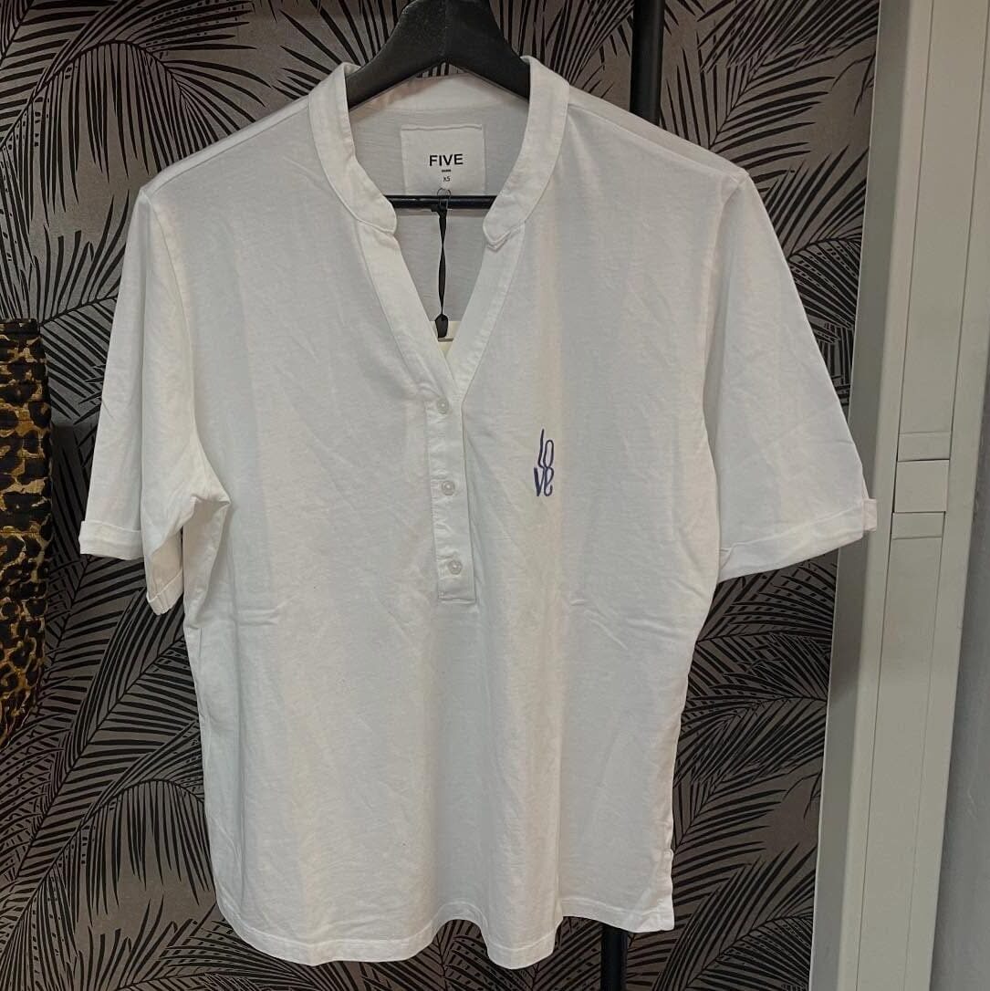 Boutique 7 Bis Histoire de Mode - Pont-Aven - Tee-shirt Blanc Love Manches Longues