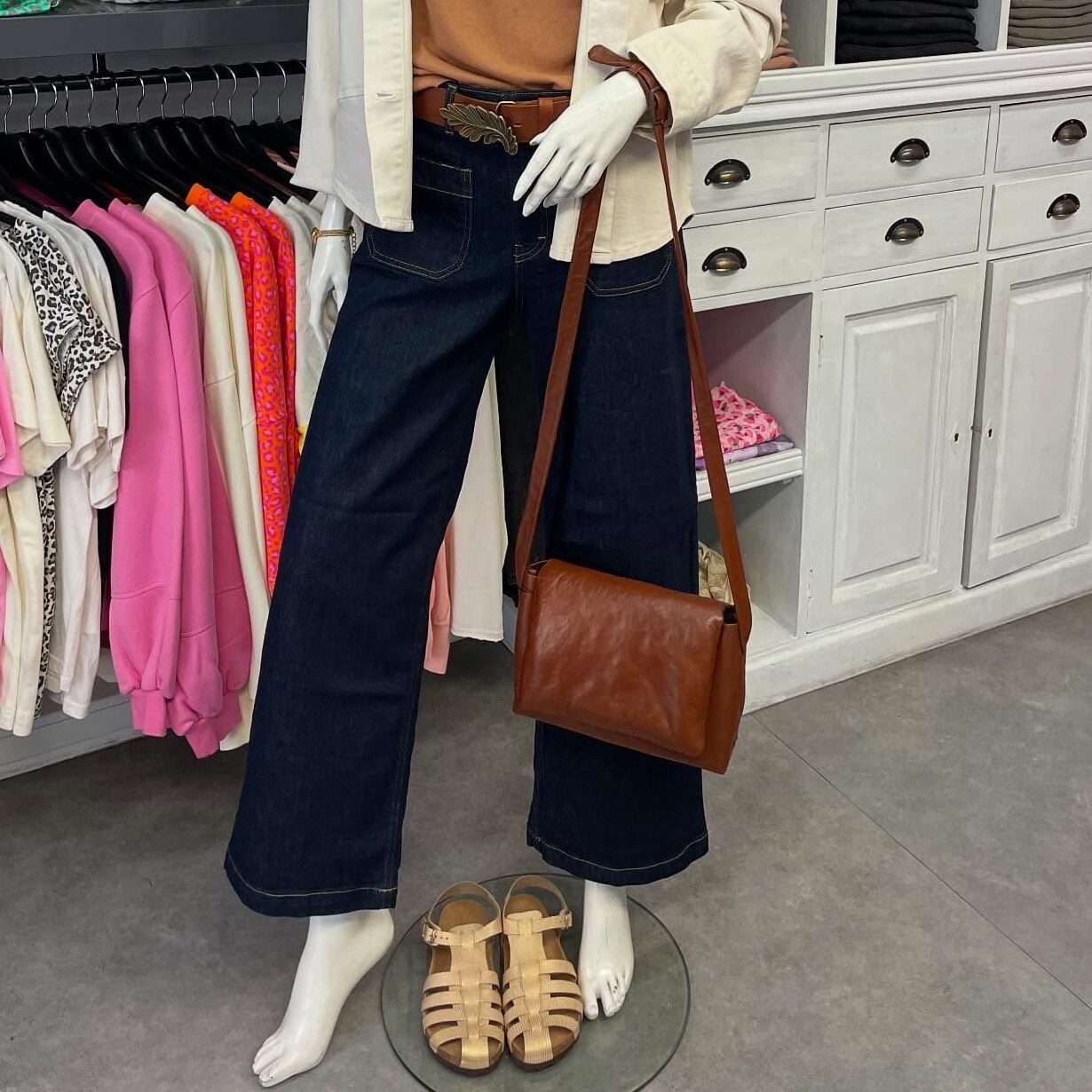 Boutique 7 Bis Histoire de Mode - Pont-Aven - Pantalon Denim Lucia