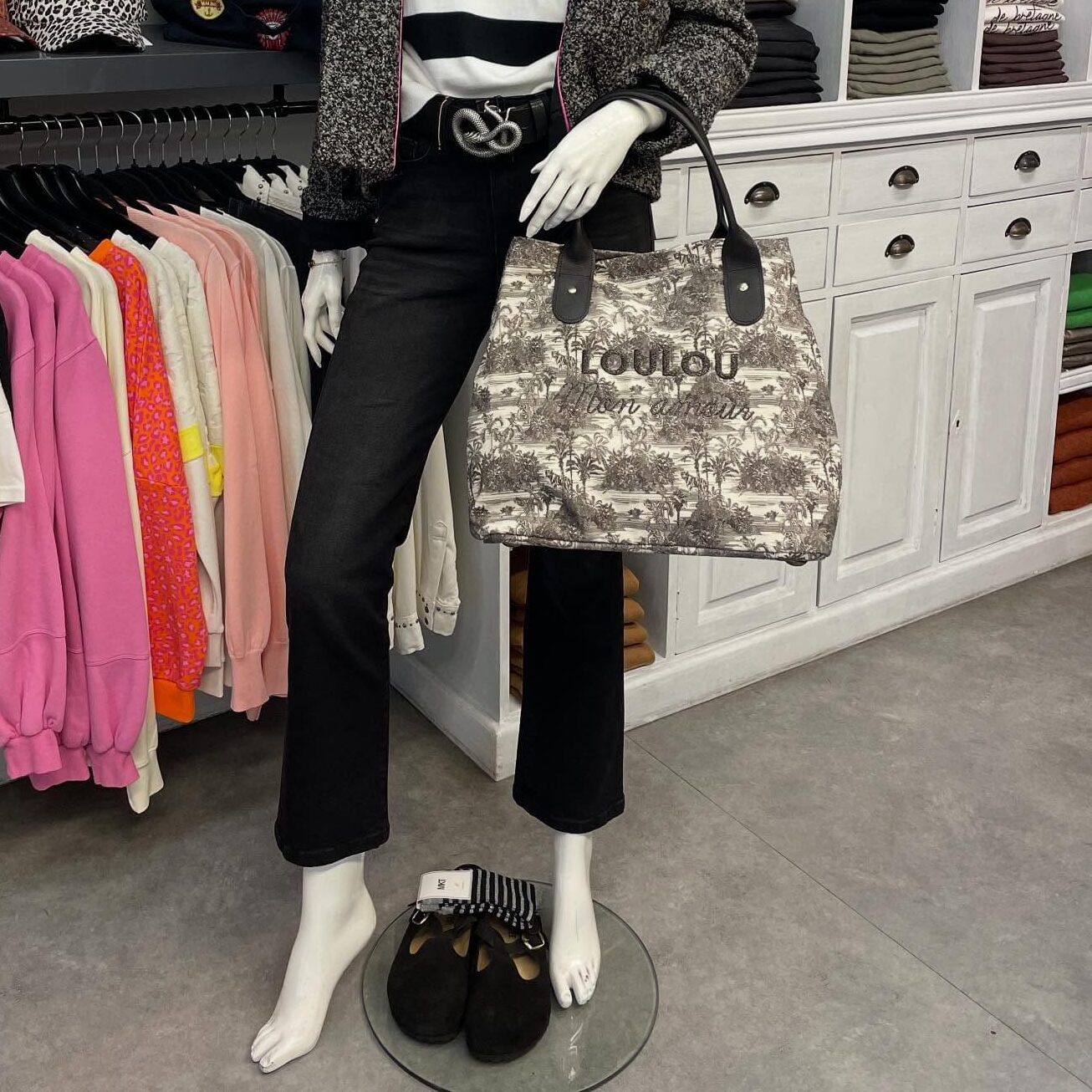 Boutique 7 Bis Histoire de Mode - Pont-Aven - Pantalon Noir Cesar