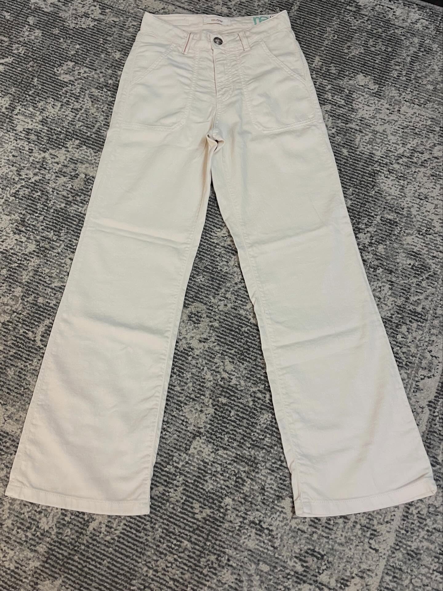 Boutique 7 Bis Histoire de Mode - Pont-Aven - Pantalon Beige Coton et Lin Leha