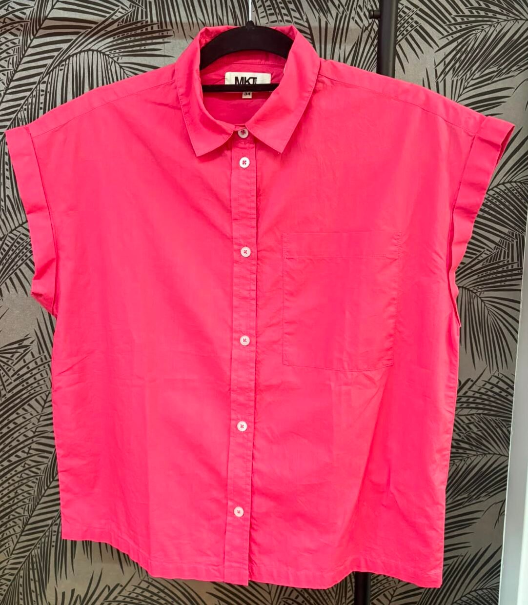 Boutique 7 Bis Histoire de Mode - Pont-Aven - Chemise Rose Clady